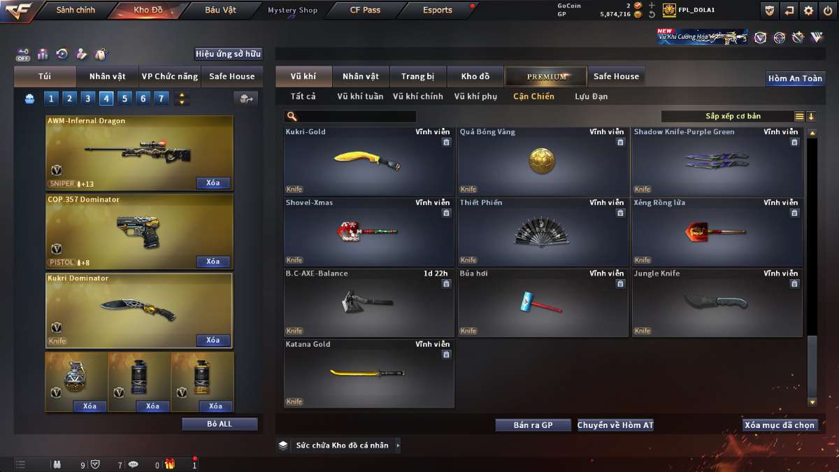 shop acc cf uy tin gia re
